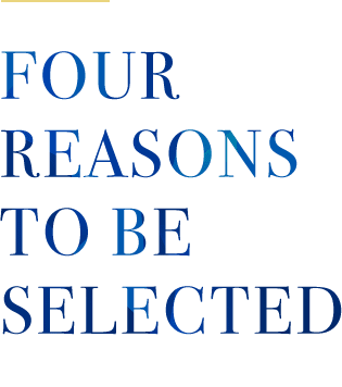 FOUR REASONS TO BE SELECTED 当院が選ばれる4つの理由